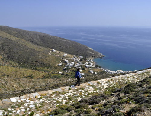 Trekking on a Greek island
